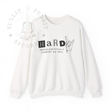 Hardy Country As Hell Sweatshirt - Sunlit Funlit Country Music Tees